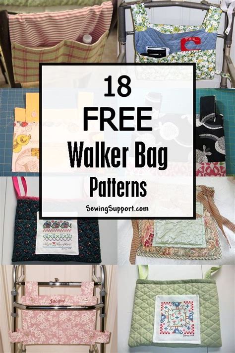 Free Printable Walker Bag Pattern