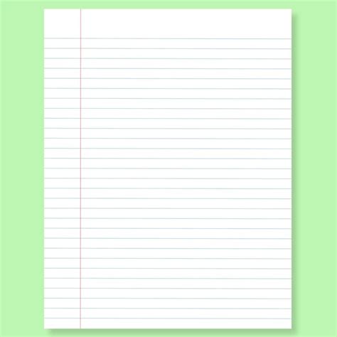Free Printable Wide Ruled Paper