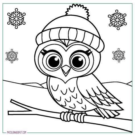 Free Printable Winter Coloring Pictures
