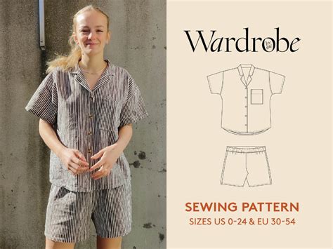 Free Printable Womens Linen Camp Shirt Pattern