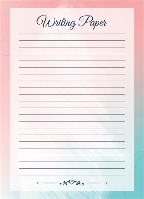 Free Printable Writing Paper
