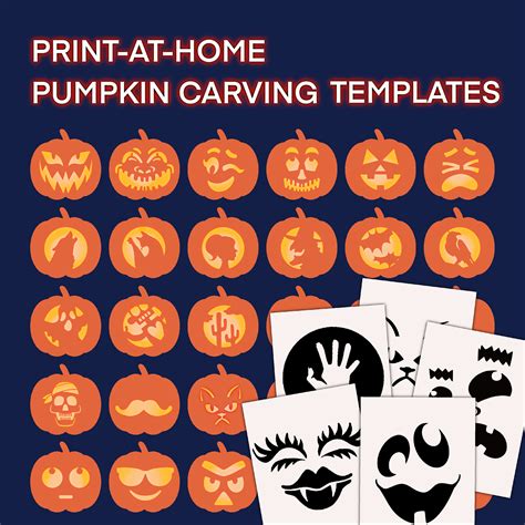 Free Pumpkin Carving Templates Printable