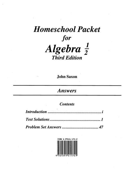 Free Saxon Math Algebra 1 Answer Key PDF