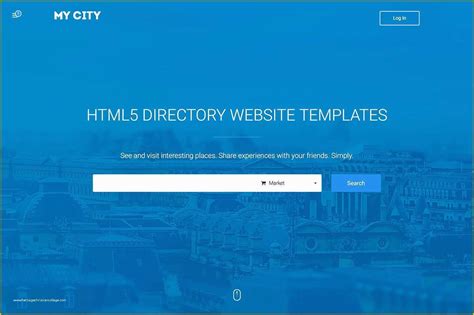Free Search Engine Website Template