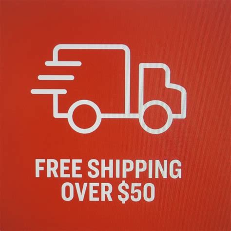 Free Shipping on Orders Over $50: