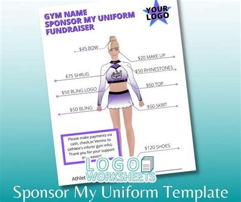 Free Sponsor My Uniform Template