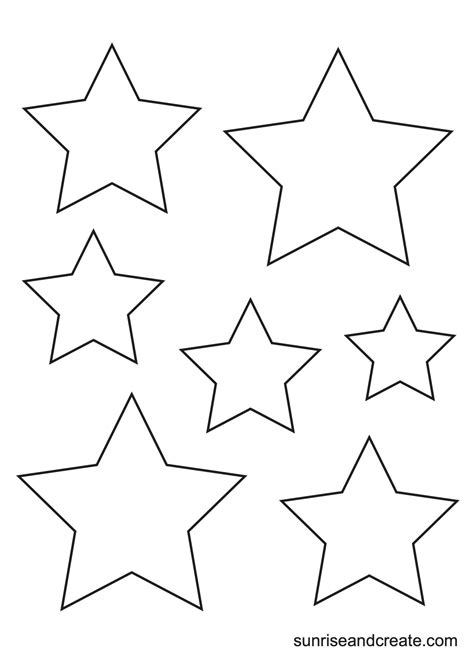 Free Star Templates