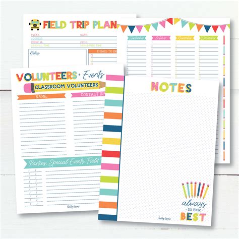 Free Teacher Planner Printable