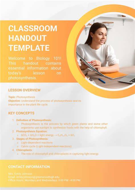 Free Templates For Handouts