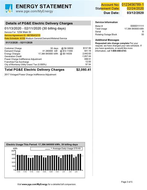 Free Utility Bill Template
