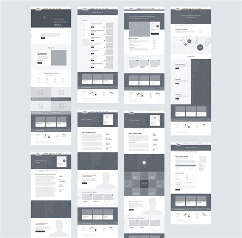 Free Website Wireframe Template