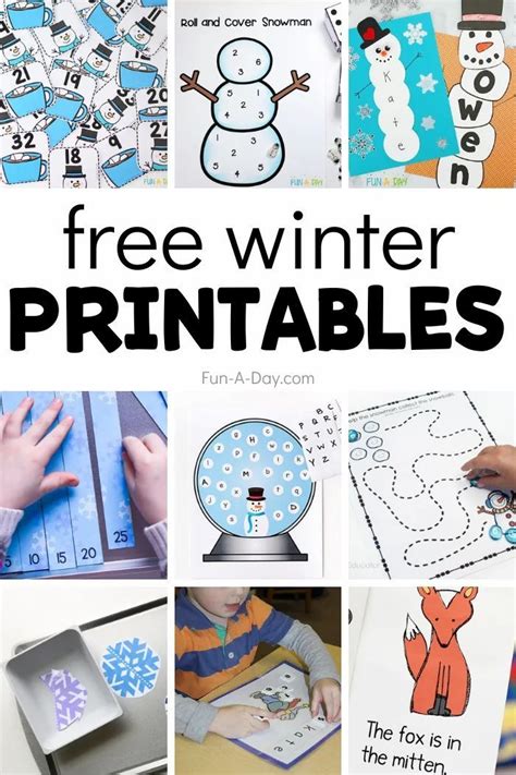 Free Winter Printables