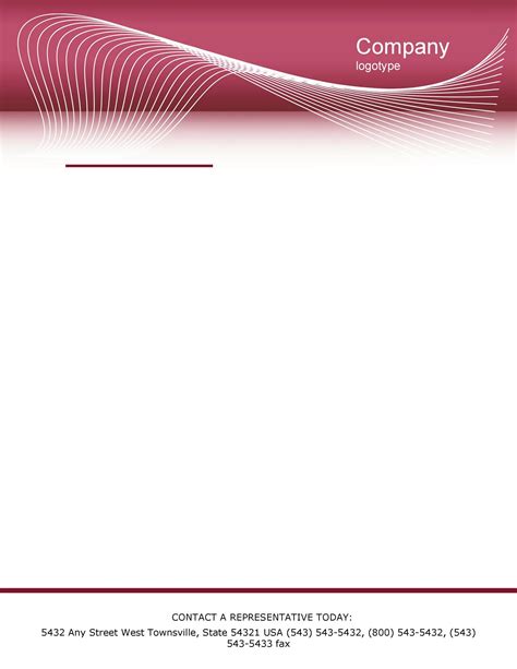 Free Word Business Letterhead Templates