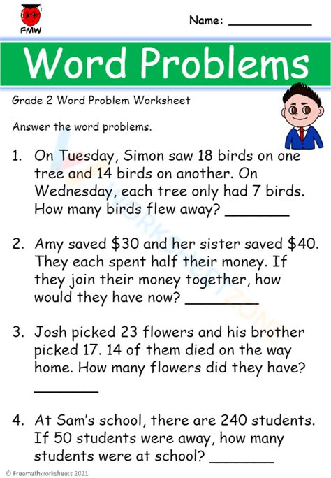 Free Word Problem Answers Doc