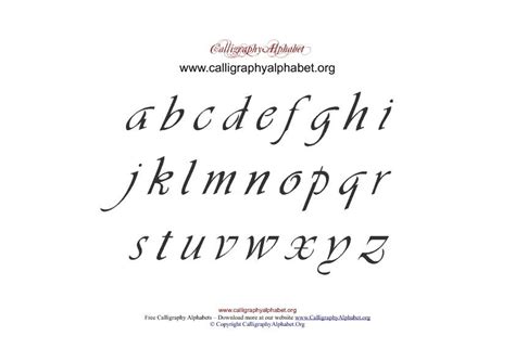 Free-calligraphy-alphabet-charts Ebook Reader