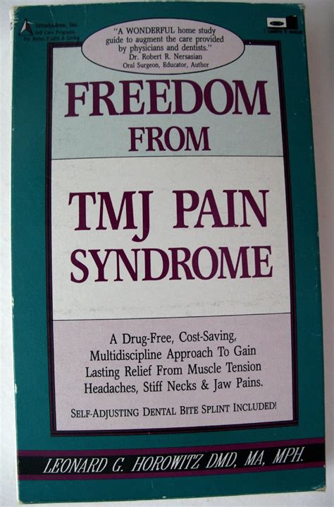 Freedom from Tmj Pain Syndrome Bk and Audio Cassette Reader