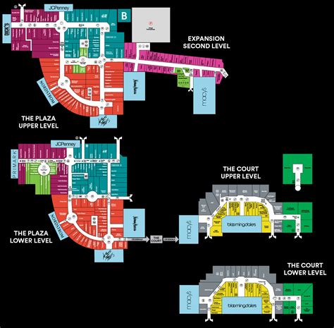 Freehold Mall Map