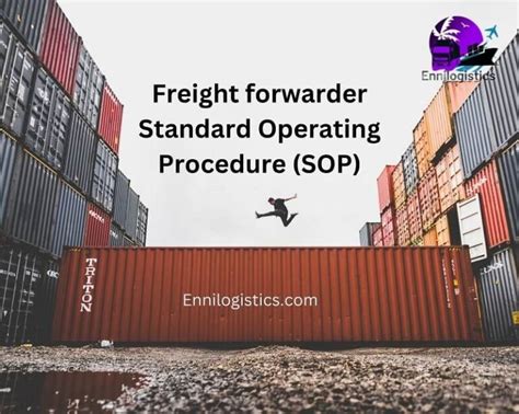 Freight Forwarder Standard Operating Procedure Ebook Kindle Editon