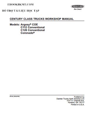 Freightliner Argosy Parts Manual Ebook PDF