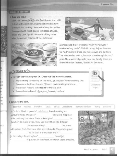 French 2 Unit 3 Reading And Culture Activities Workbook Answers PDF