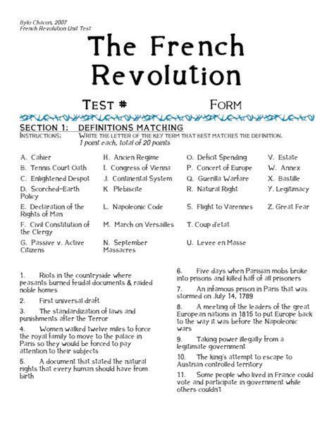 French Revolution Answers Kindle Editon