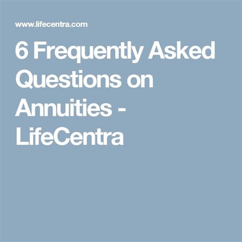 Frequently Asked Questions About Group Annuity Contracts