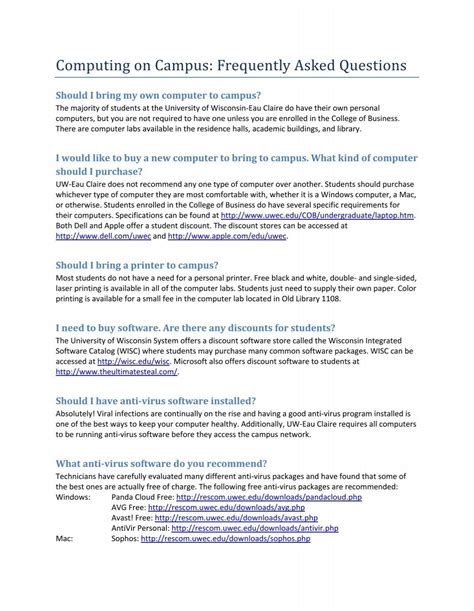 Frequently Asked Questions About the University of Pittsburgh Help Desk