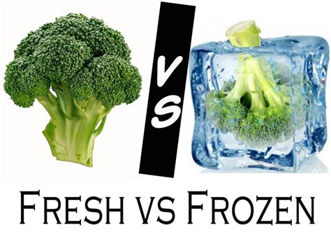 Fresh over Frozen: