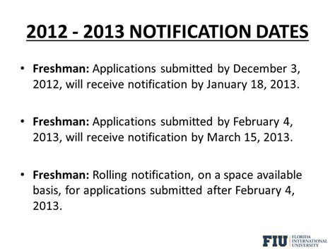 Freshman Applications: