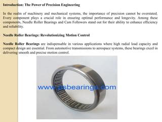 Frictionless Bearings: Revolutionizing Motion Control and Enhancing Efficiency