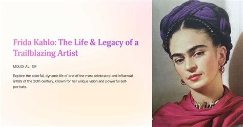 Frida Kahlo: A Trailblazing Artist