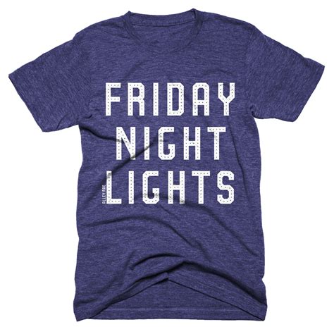 Friday Night Lights T Shirts Apparel: Gear Up for the Gridiron