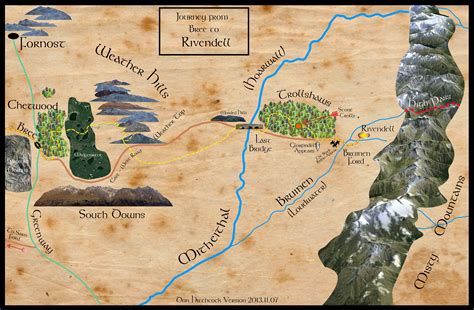 Frodo's Journey Map: The Ultimate Quest in Middle-earth