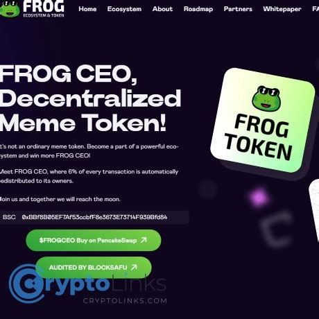 Frog CEO Crypto: A Leaping Revolution in Digital Finance