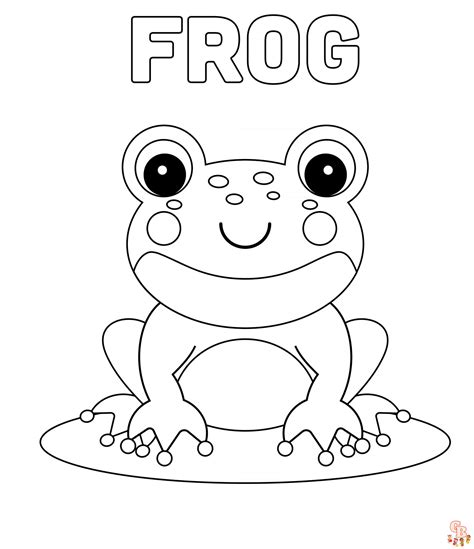 Frog Coloring Pages Printable