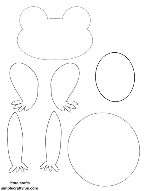 Frog Craft Template