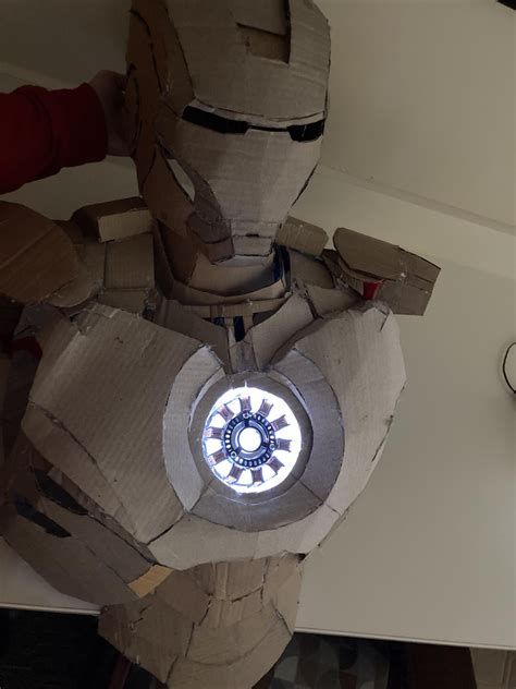 From Concept to Creation: The Birth of the Cardboard Iron Man