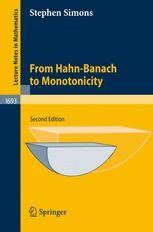 From Hahn-Banach to Monotonicity 2nd Expanded Edition Doc