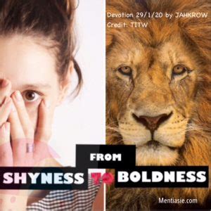 From Shyness to Boldness: