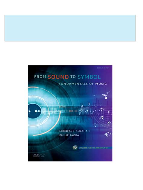 From Sound to Symbol: Fundamentals of Music Ebook Ebook Epub