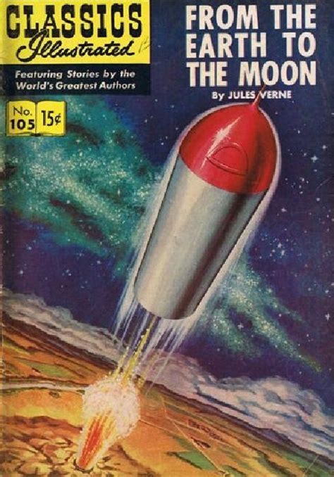 From the Earth to the Moon Classics Illustrated Gilberton 105 Doc