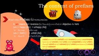 From the Minuscule to the Monumental: Uncovering the World of Prefixes