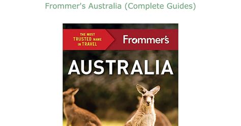 Frommer.s.Australia.2011 Ebook Doc