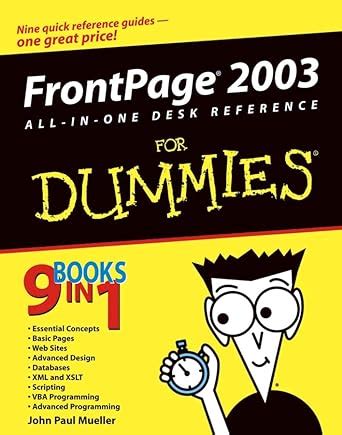 Front Page 2003 For Dummies For Dummies Computers Epub