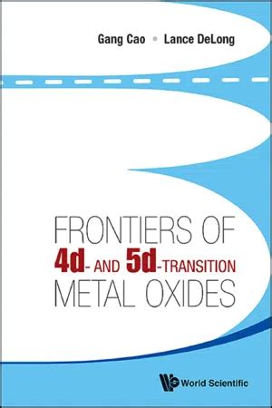 Frontiers of 4d- and 5d-Transition Metal Oxides Doc
