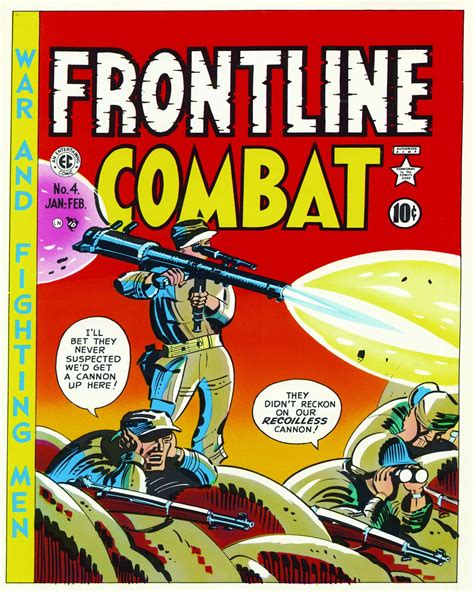 Frontline Combat No 12 Cover Art Poster EC Comic 9 1 4 X 13 1 8  Reader