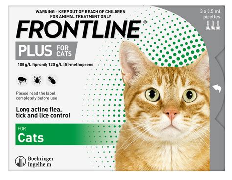 Frontline Plus 貓：保護你的寶貝毛小孩，遠離跳蚤和壁蝨侵襲