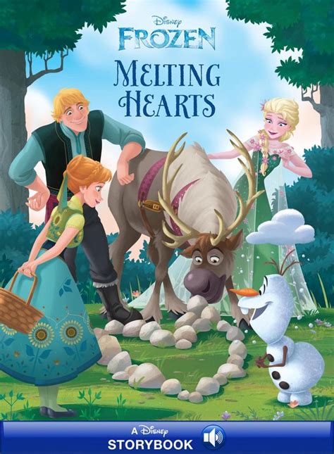 Frozen Anna and Elsa Melting Hearts Disney Storybook eBook Kindle Editon