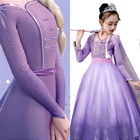 Frozen Elsa Purple Dress: A Vision of Enchantment