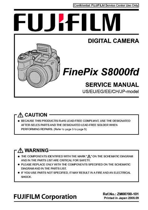 Fuji Finepix S8000fd Service Manual Download Ebook PDF